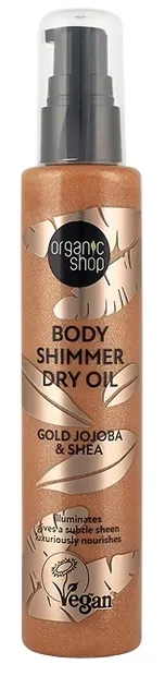 Organic Shop Ulei de corp uscat cu aromă de jojoba și shea, 100 ml