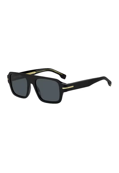 Ochelari de soare patrati - Auriu/Negru
