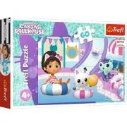Puzzle 60 piese. Gabbys Dollhouse Gabby la piscina, Trefl