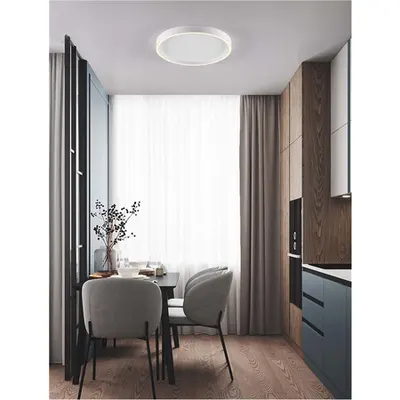 Lampa suspendata ISTOS Nisipiu Alb Metal, Aluminiu & Acrylic Triac Dimabil LED 38W 220-240V 2564Lm 2700 + 3000K Dip Intrerupator IP20