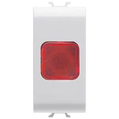 Lampa de semnalizare rosie 1 modul Gewiss Chorus GW10623