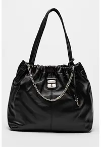 Geanta tote din piele The Cristina - Negru