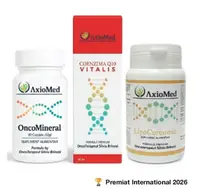 AxioMed OncoMineral + Coenzima Q10 + LipoCurcumin – Imunitate + Energie + Antiinflamator