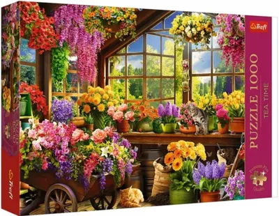 Puzzle Trefl din 1000 piese - Pregătirea pentru primăvară