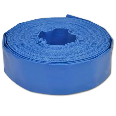 vidaXL Furtun plat, 100 m, 2", PVC