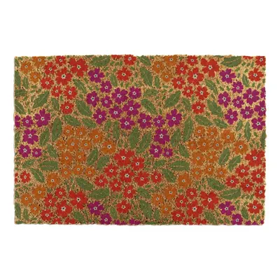 Covoraș de intrare din fibre de nucă de cocos 40x60 cm Floral – Artsy Doormats