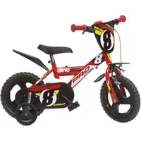 Bicicleta copii 3-5 ani, 12 inch, Pro Cross Rosu, Dino Bikes DB123GLN06RE