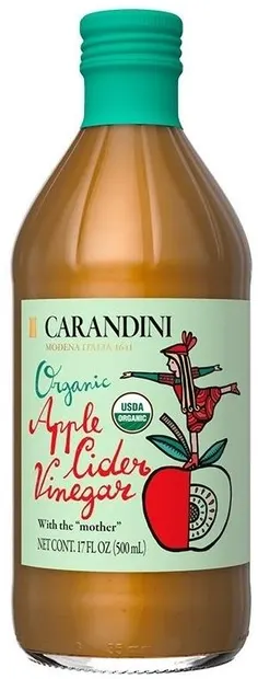 Oțet bio de mere, 500 ml, Carandini