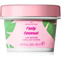 I Heart Revolution Tasty Coconut Exfoliant pentru buze cu ulei de cocos 20 ml