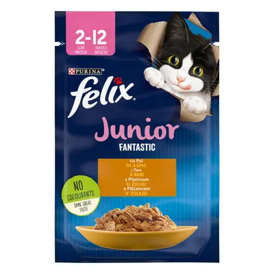 Felix Fantastic Junior Plic Pui in Aspic 85 g