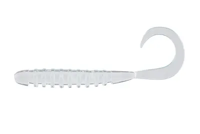 Vierme Jackall Tide Curly 2 Inch Clear Glow Crush 8 Buc / Plic