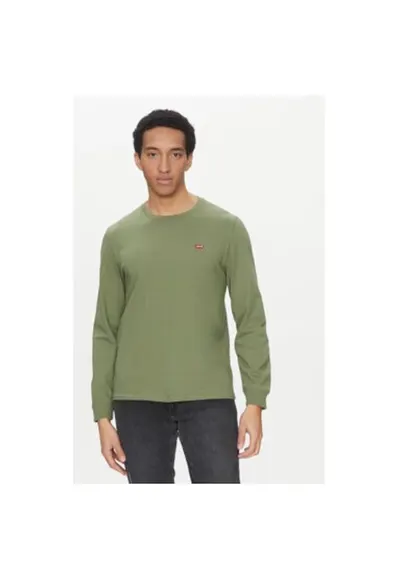 Bluza barbati - 304698330 - Bumbac - XS INTL - Verde