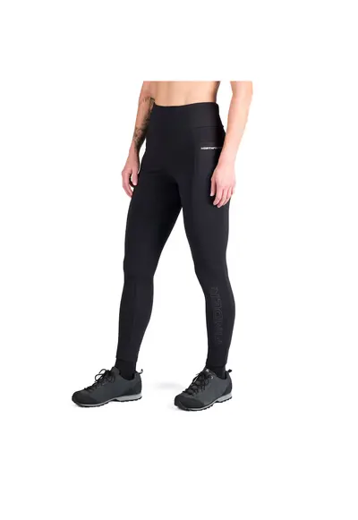 Women's insulated outdoor leggings JAYME - Negru