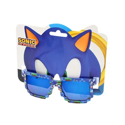 Ochelari de soare pentru copii, Sonic 2, protecție 100% UV, bleu