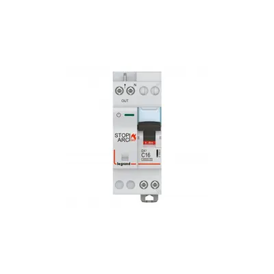 DX³ Stop Arc 6000 cu bottom side supply - 1P+N on pe partea dreapta 230 V~ - 16 A - 2 module - C curba