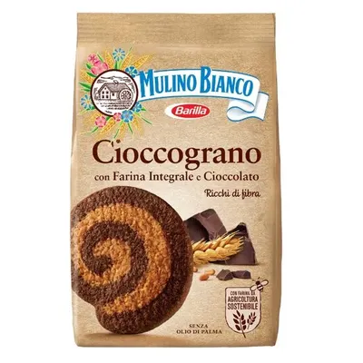 Biscuiti din faina cu ciocolata Mulino Bianco Cioccograno, 330g Engros