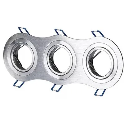 Corp spot 3XGU10 aluminiu unghi reglabil V-TAC SKU-3604