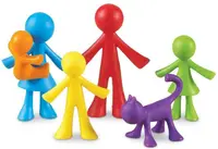 Learning Resources Sortarea figurilor - Familie, 72 buc