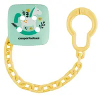 Clips pentru suzetă cu lanț Canpol - Toys, verde