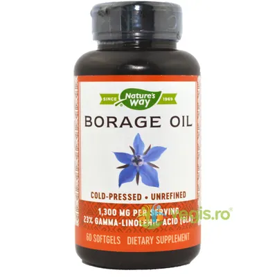 Borage (Limba-mielului) 1300mg EfaGold 60cps Secom