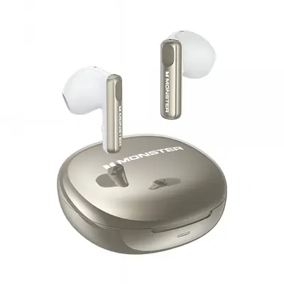 Handsfree Bluetooth Monster N-Lite 209, TWS, Argintiu