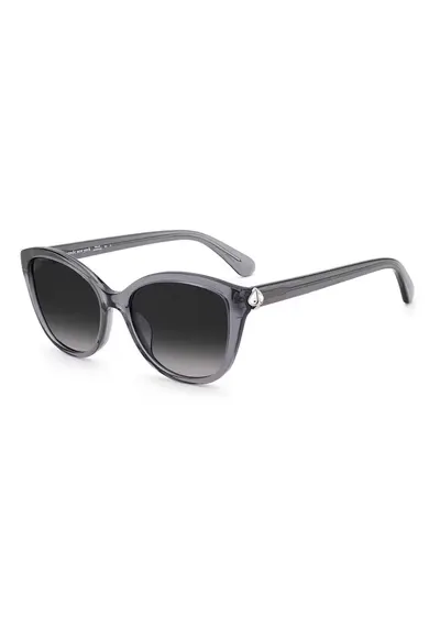 Ochelari de Soare Dama HENSLEY-G-S - UV400 - Gri/Negru - Lentile 55 mm - Acetat - Husa Inclusa