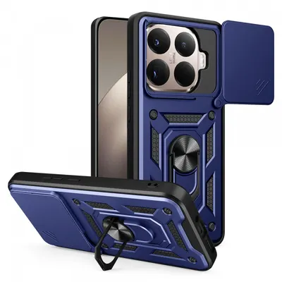 Husa pentru Xiaomi 15T Pro, Techsuit, CamShield, Albastra