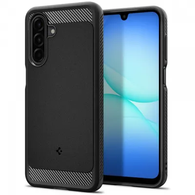 Husa pentru Samsung Galaxy A17 4G / A17 5G, Spigen, Rugged Armor, Neagra ACS09844
