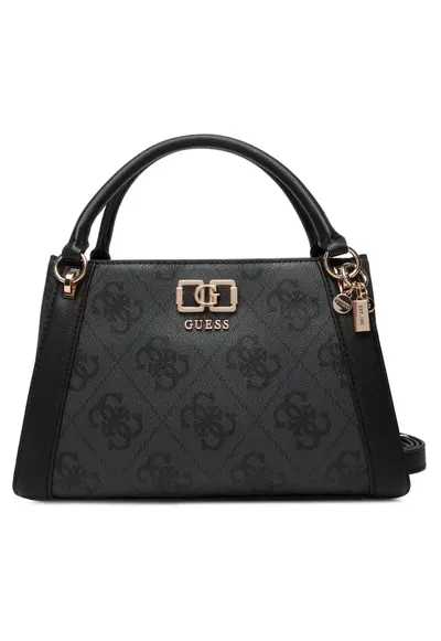 Geanta dama Karnilla HWOS9901060-CLO - geanta de mana si crossbody - piele ecologica - model monogram - gri inchis