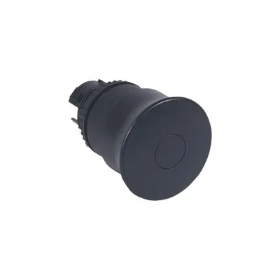 Osmoz non illuminated stay-put mushroom head - push-pull - negru