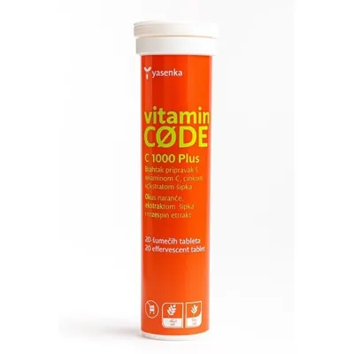 Vitamina C 1000 mg si Zinc, 20 tablete efervescente