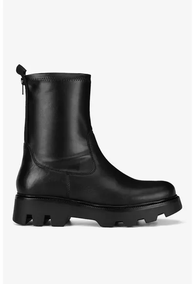 Ghete dama 5905588871613 - Piele naturala - Negru - Negru