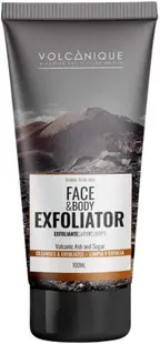 Volcanique Exfoliant pentru față și corp cu cenușă vulcanică și zahăr, 100 ml
