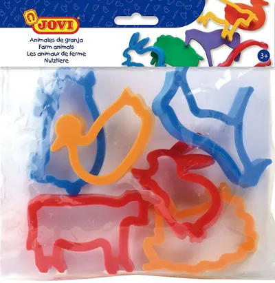 Forme pentru modelare Jovi - Animăluțe de casă, 6 bucăți
