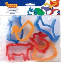 Forme pentru modelare Jovi - Animăluțe de casă, 6 bucăți