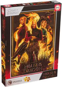 Puzzle Educa din 1000 de piese - Casa dragonului