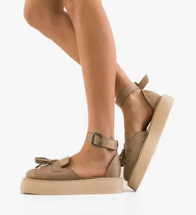 Pantofi Casual Kastor Bej
