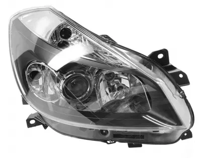 Far dreapta (2 H7 H1, reglaj electric, (fara motor, cu iluminare in viraje) RENAULT CLIO 2008-2009
