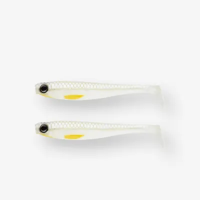 Set năluci flexibile ȘTIUCĂ SHAD ROGEN 160 ALB X2