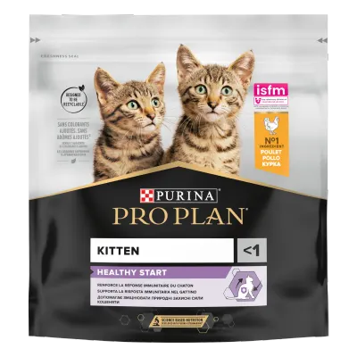 ​PURINA PRO PLAN KITTEN Healthy Start, Pui, 400 g