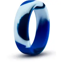 Blush Performance Silicone Camo Blue inel pentru penis 1 buc