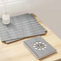 vidaXL Panouri de decor 50 buc. Gri Sonoma 30 x 30 x 0,27 cm