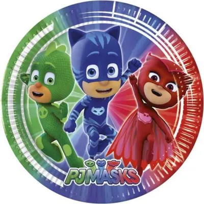 Farfurii petrecere pj mask 23 cm