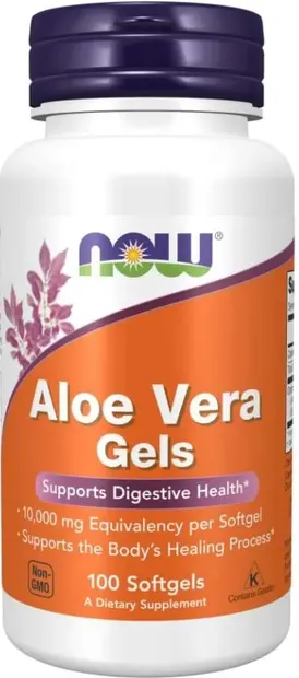 Aloe Vera Gels, 100 capsule, Now