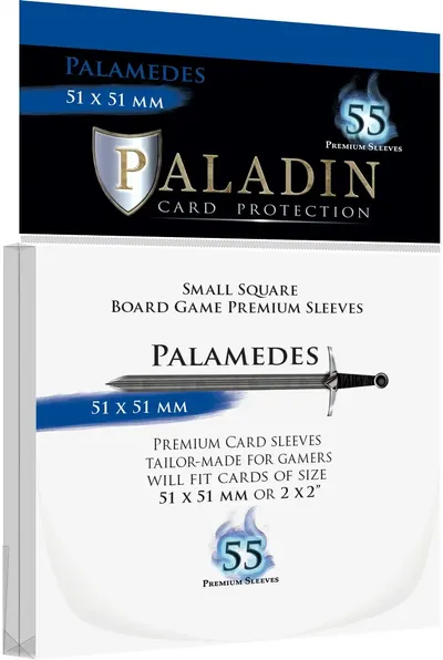 Protecții pentru carduri Paladin Card Protection - Palamedes, Small Square, 51 x 51 mm (55 buc)