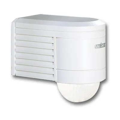 Senzor de miscare,detectie cu infrarosu,montare perete exterior,300grade,alb
