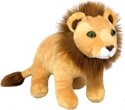 Jucărie de pluș Wild Planet - Leu bebeluș, 30 cm