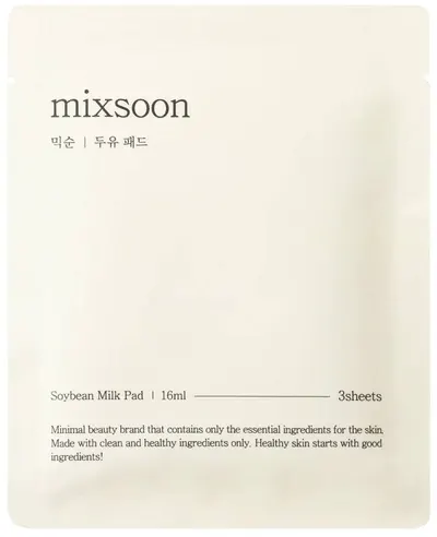 Mixsoon Tampoane faciale Soybeen Milk, 3 buc