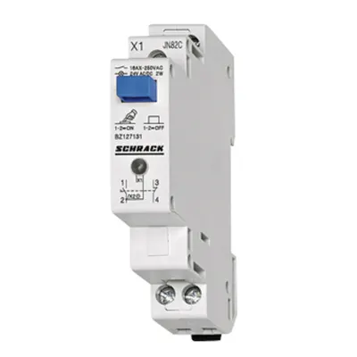 Buton modular cu retinere si LED, 2ND, 230VAC