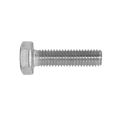 Surub Total Filetat Cap Hexagonal Crestat 933 Otel Gr.8.8 Zincat-M6 x 16